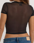 Organic Basics - Mesh Tee - Black -