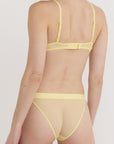 Organic Basics - Mesh Tanga Briefs - Light Lemon -