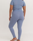 Organic Basics - Active Leggings - Misty Blue -