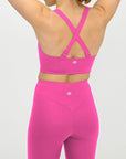 Organic Basics - Active Cross Back Bra - Pink -