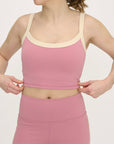 Organic Basics - Active Flow Bra - Canyon Pink -