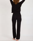 Organic Basics - Soft Knit Boxy Crewneck Sweater - Black -