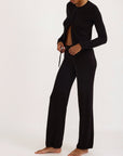 Organic Basics - Soft Knit Slim Cardigan - Black -