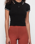 Organic Basics - Soft Knit Polo - Black -