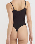 Organic Basics - Pointelle Bodysuit - Black -