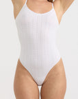 Organic Basics - Pointelle Bodysuit - White -