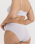 Organic Basics - Pointelle Hipster - Soft Lilac -