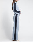Organic Basics - Track Straight Leg Pants - Ocean Breeze -
