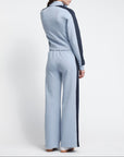 Organic Basics - Track Straight Leg Pants - Ocean Breeze -