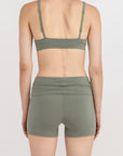 Organic Basics - Flex Foldover Shorts - Seaweed -
