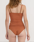 Organic Basics - Soft Touch Veil Cami - Wood -