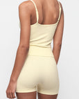 Organic Basics - Seamless Waffle Shorts - Buttercup -