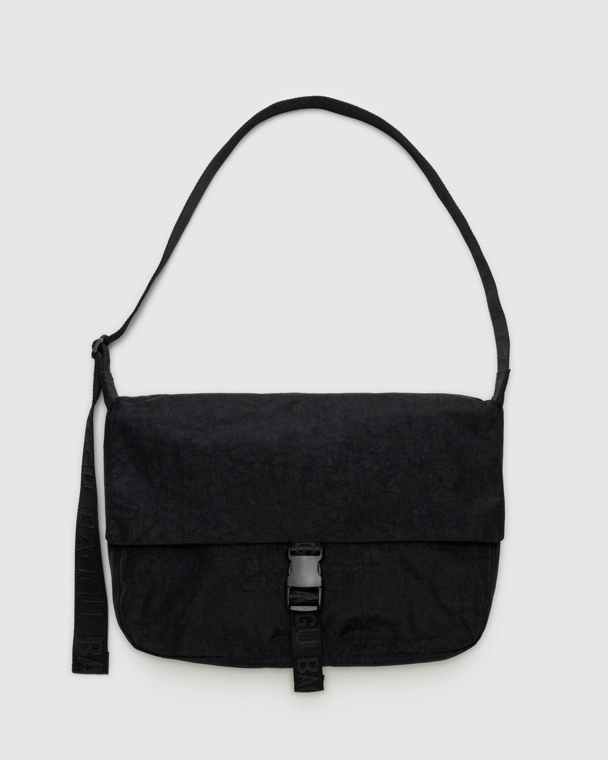 Baggu - Nylon Messenger Bag - Black -