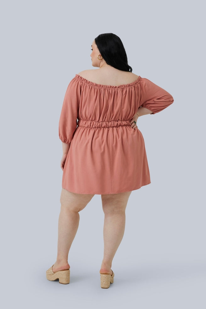 Gianna Mini Dress - Blush
