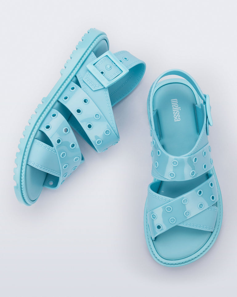 Lock Sandal - Blue