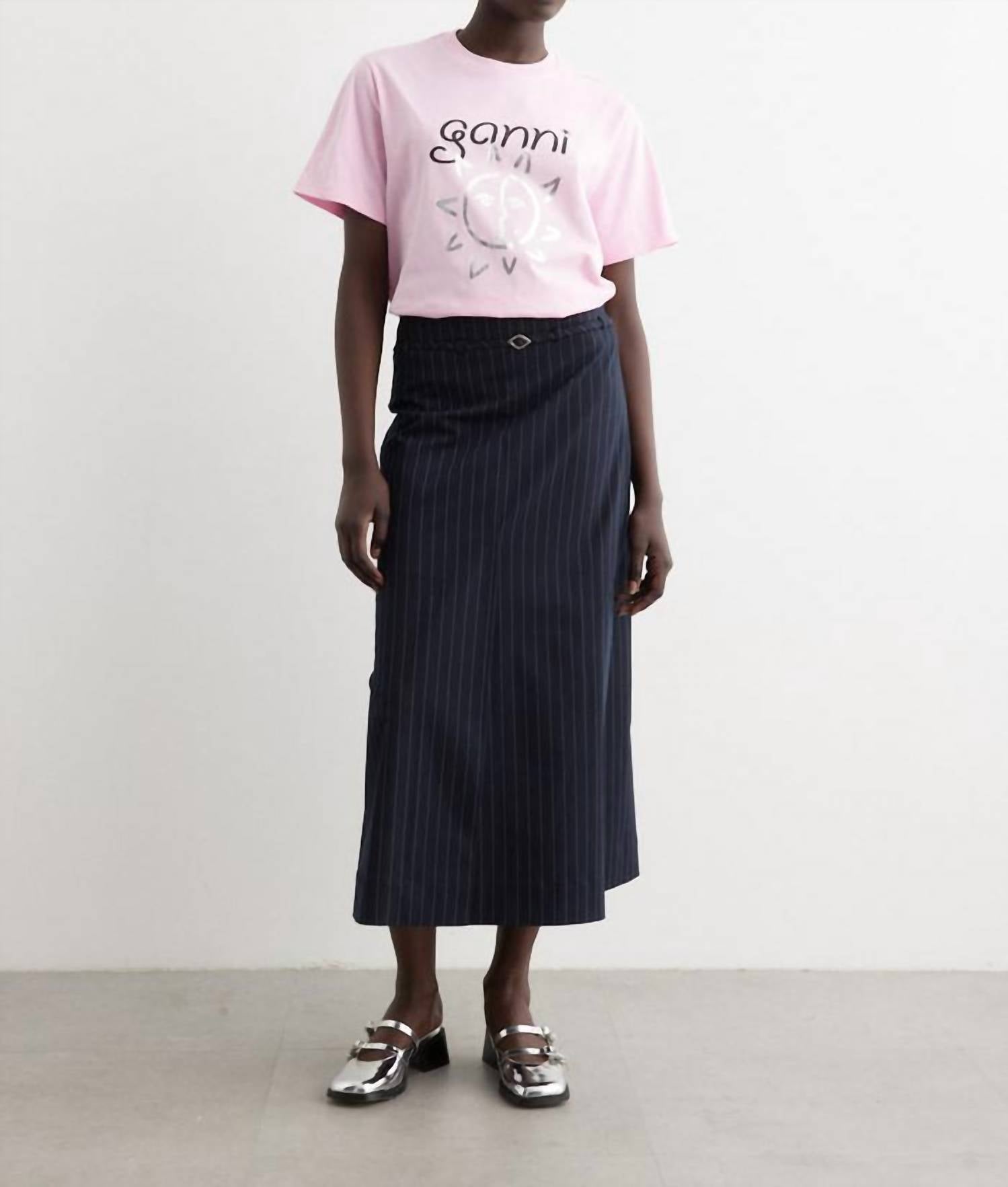 Basic Jersey Sun Relaxed T-shirt - Pink
