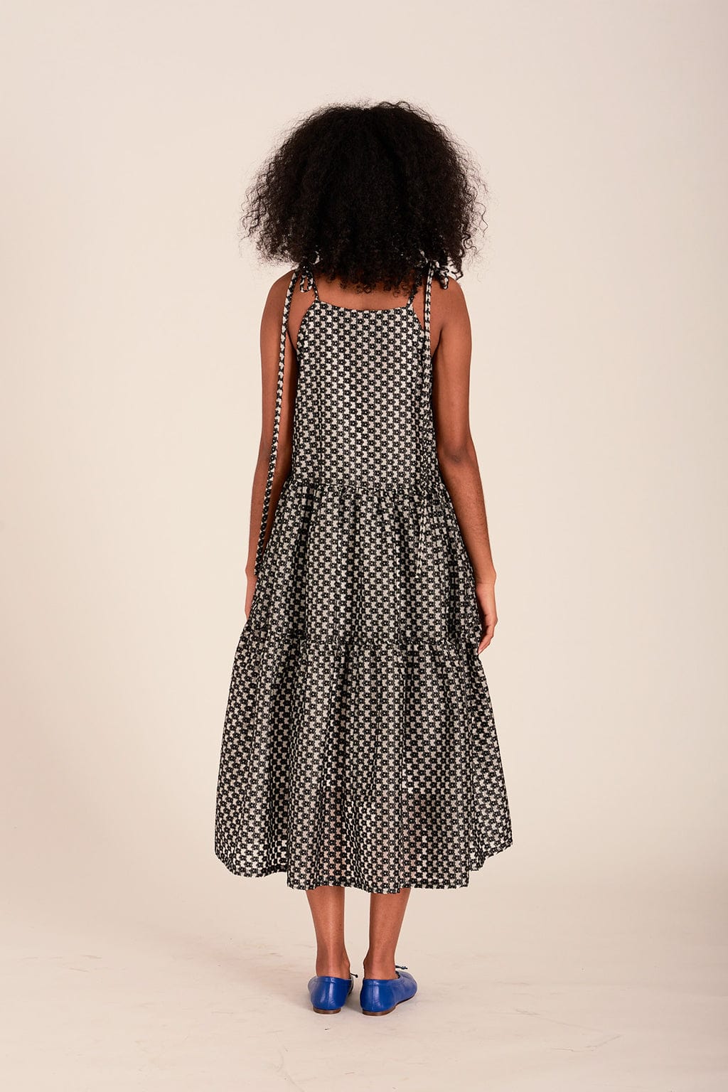 Cece Dress - Black Daisy