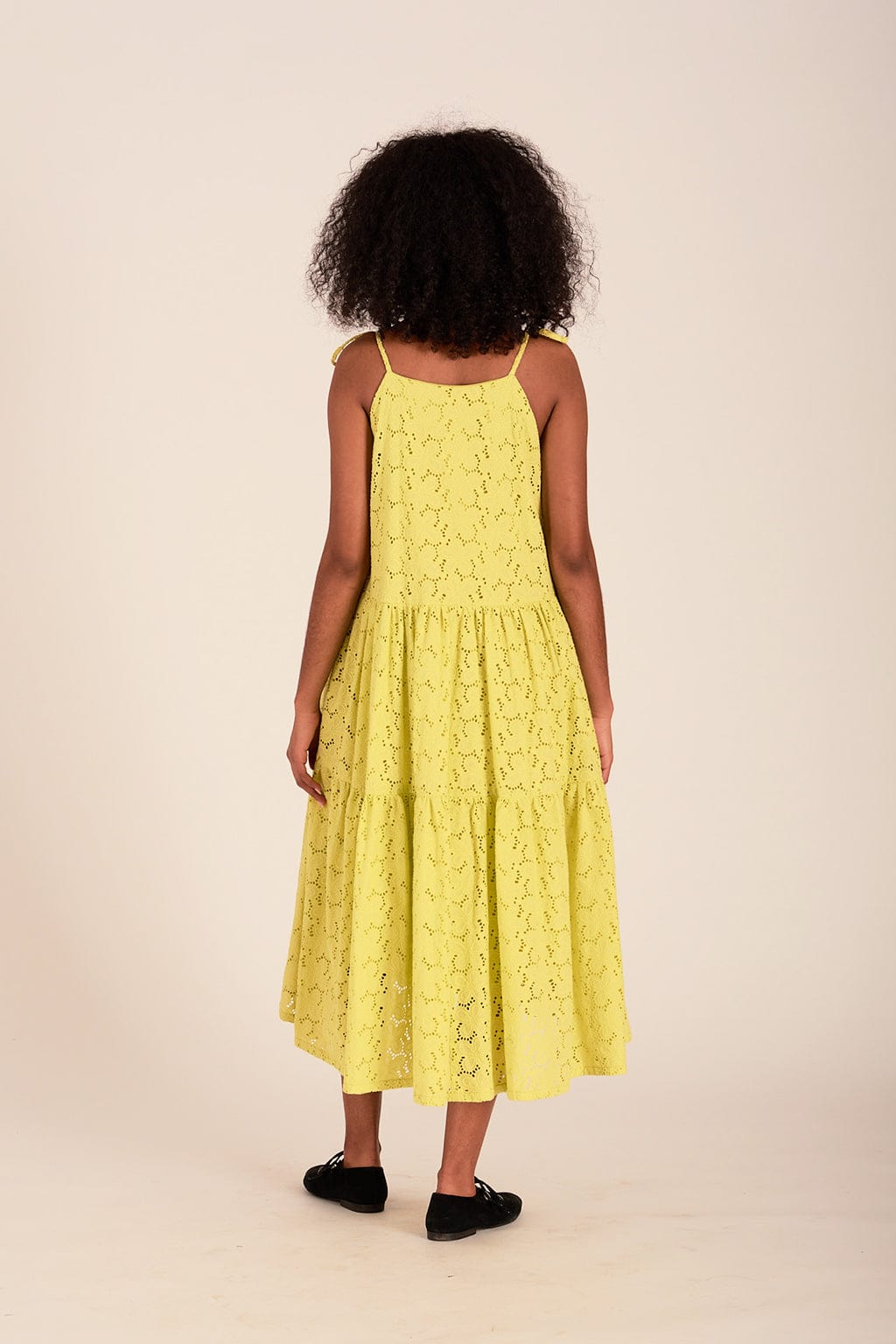 Eliza Faulkner - Cece Dress - Green Eyelet -