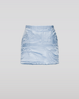 SAEMDI - IRIS EMROIDERED SATIN SKIRT -