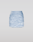 SAEMDI - IRIS EMROIDERED SATIN SKIRT -