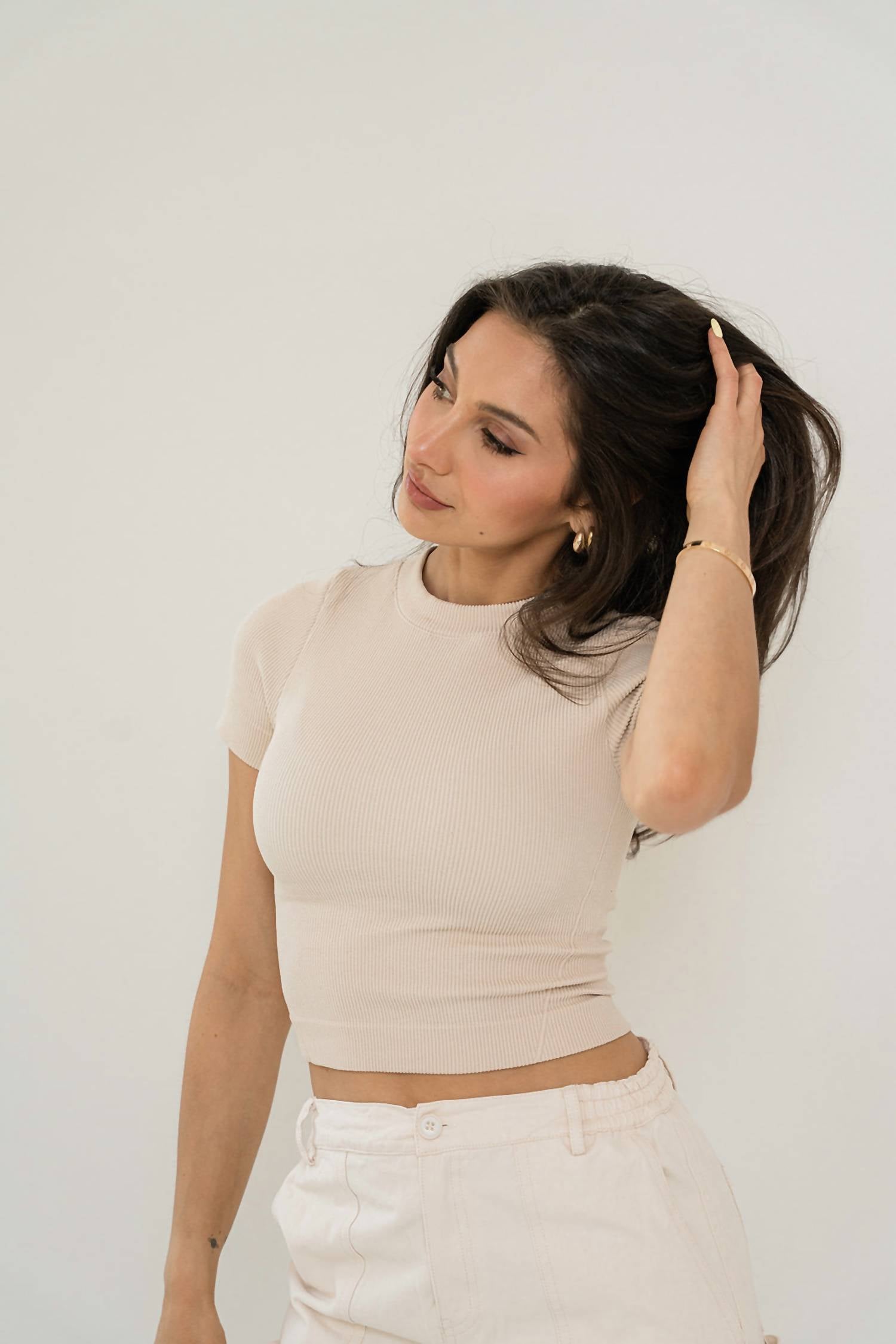 Kimberly Tee - Vanilla