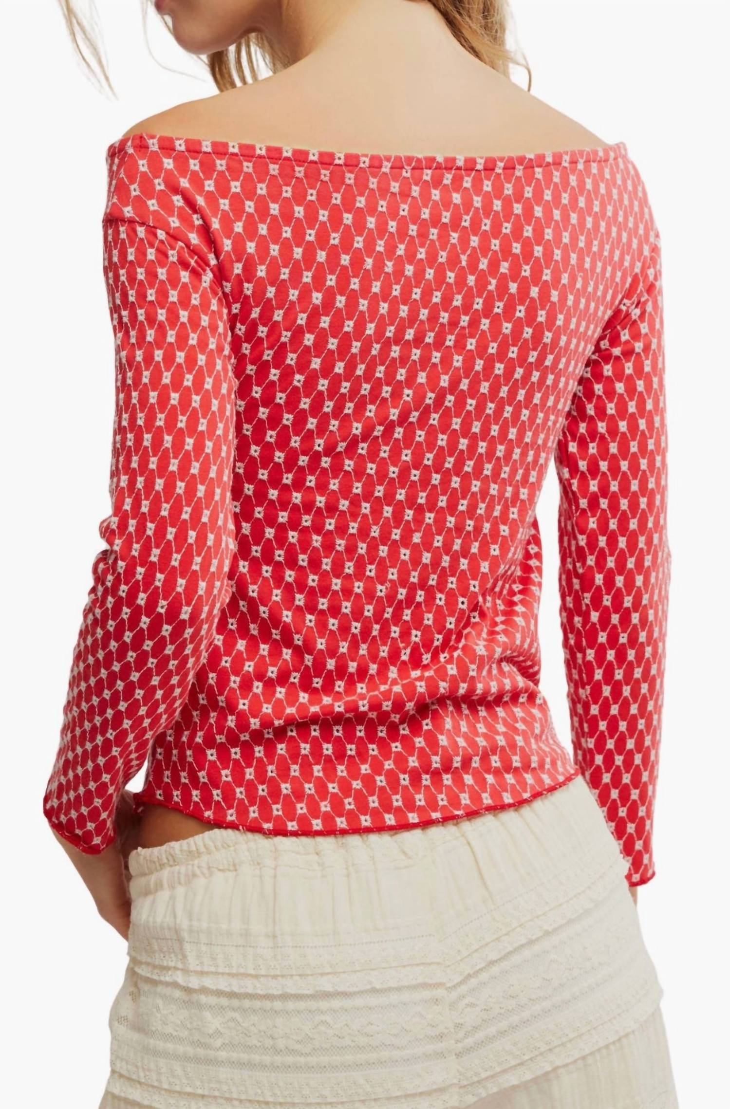 Gia Eyelet Top