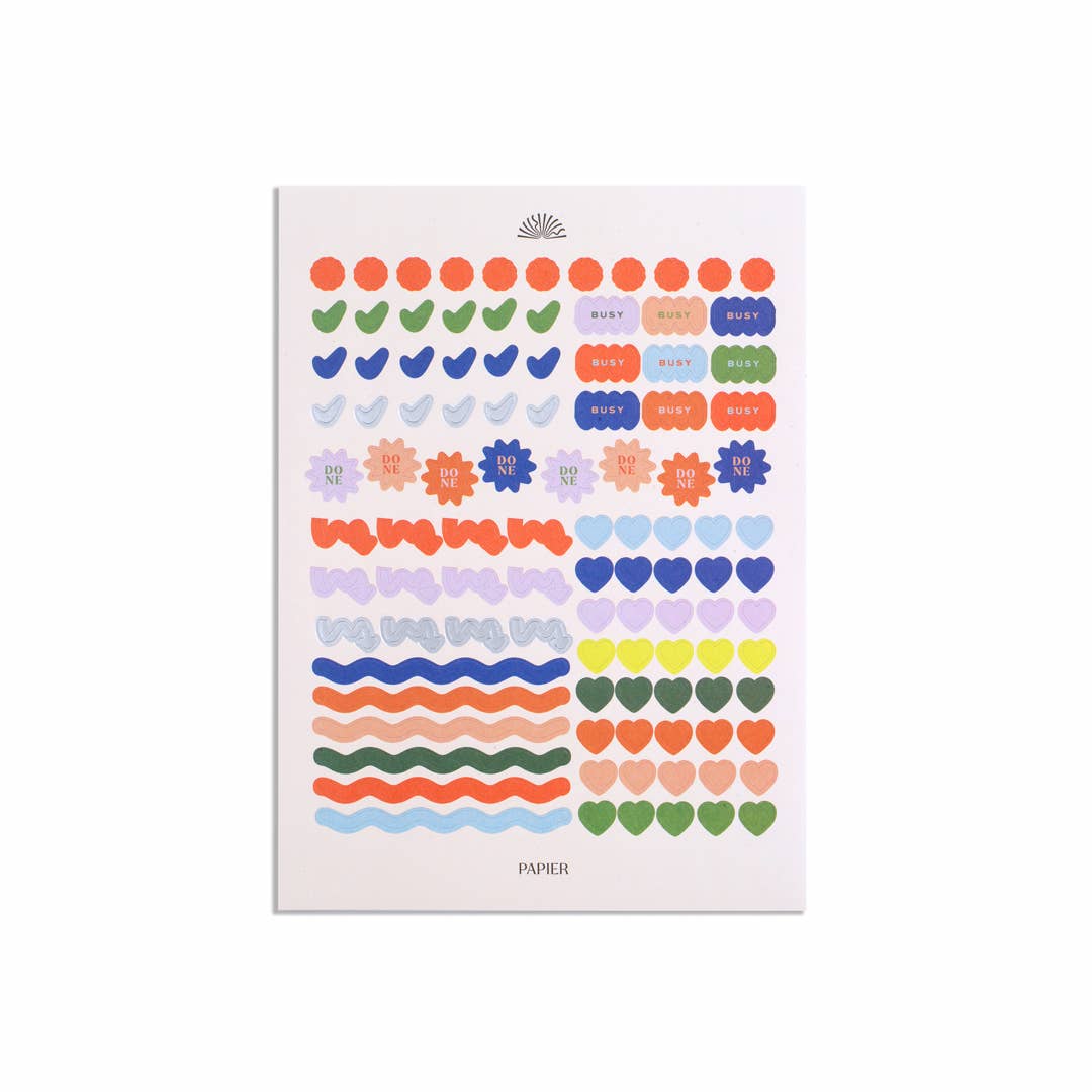Stick-to-Its Planner Stickers Silver