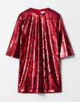 & Other Stories - Harrison Sequin Dress - Red -