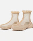 FCTRY Lab RUFL Boot Beige - Three Quarter Front View