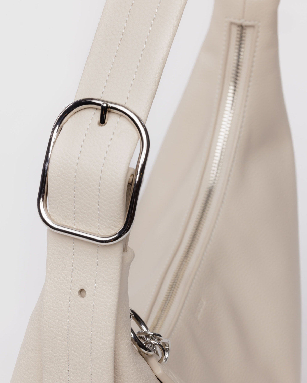baggu leather backpack stone Baggu - Recycled Leather Shoulder Bag