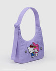 Baggu - Mini Nylon Shoulder Bag - Embroidered Hello Kitty & My Melody -