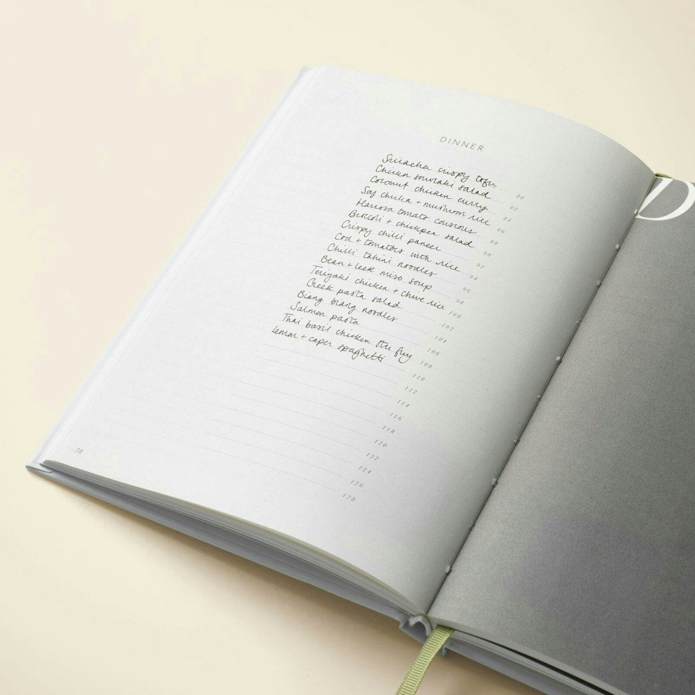 Hanging Fruits Hardcover Recipe Journal - Yellow