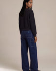 Obey - Studios Cropped Crew - Outline Black -