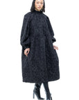 Toit Volant - Moonrise Dress (Jacquard Brocade) - Black Brocade -