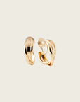Aiori - Trinity Hoop Clip On Earrings - Gold -