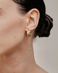 Aiori - Trinity Hoop Clip On Earrings - Gold -