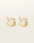 Aiori - Mini Pavé Huggie Clip On Earrings - Gold -