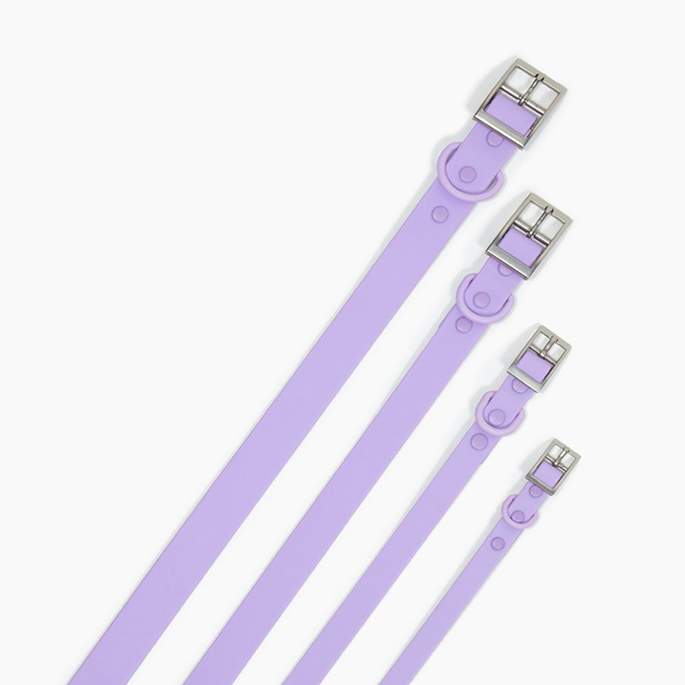 Waterproof PVC Collar - Lilac