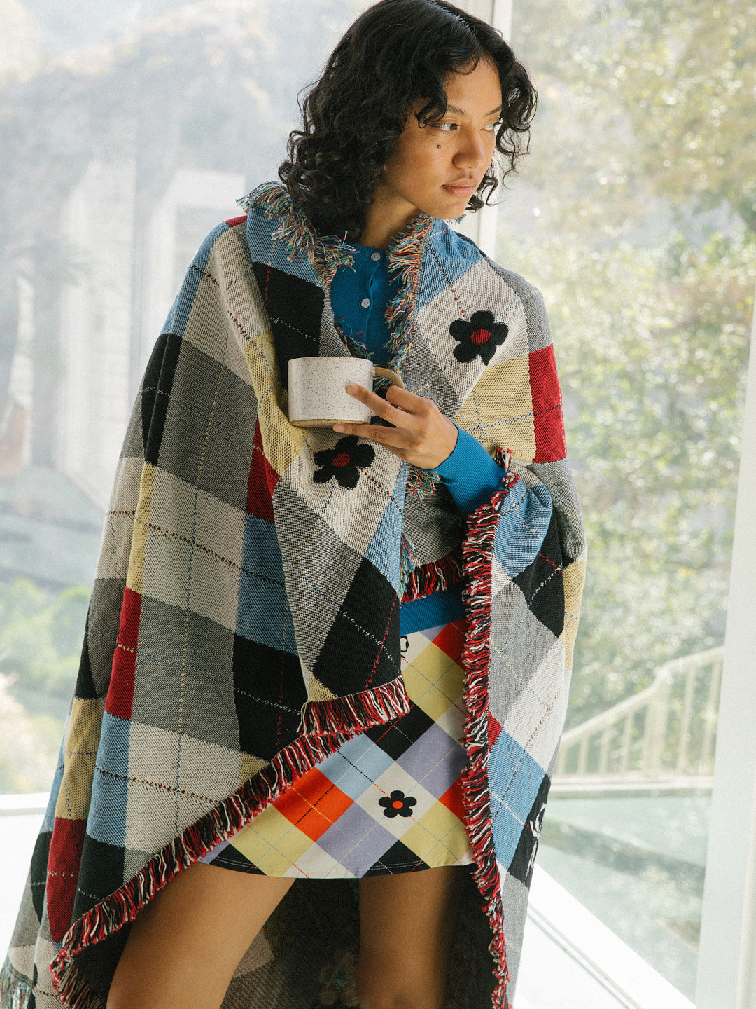 Archie Throw Blanket - Cirque Argyle