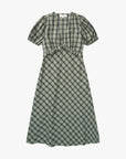 Lisa Says Gah - Emma Dress - Moss Plaid -