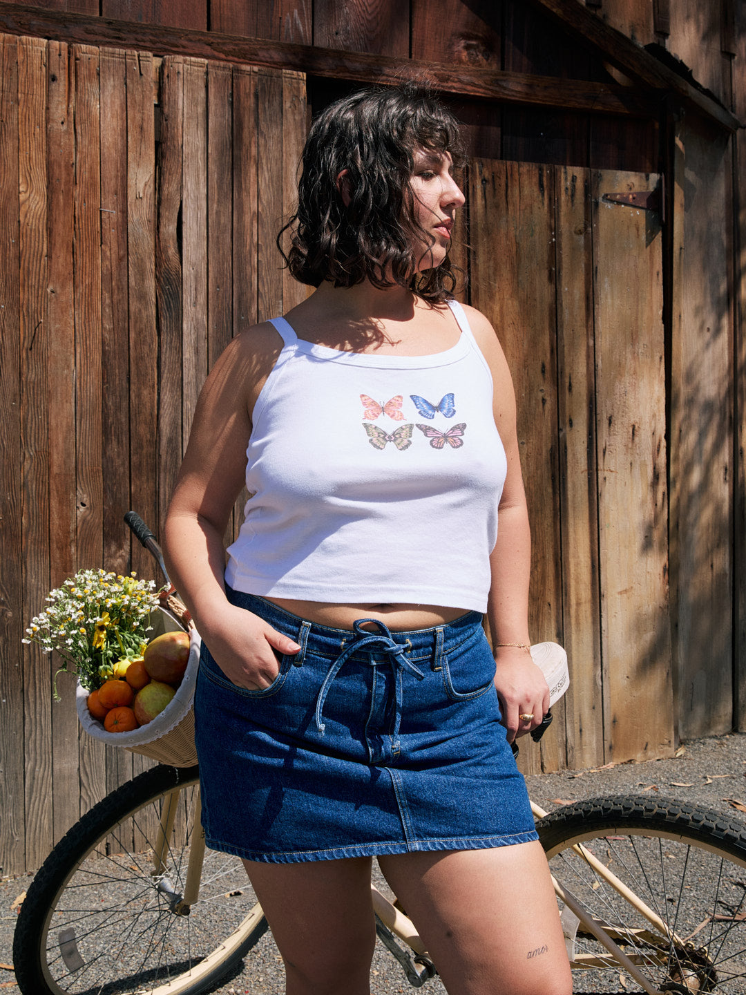 Blossom Skirt - Vintage Indigo Wash