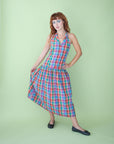 Lisa Says Gah - Vaughn Dress - Colorburst Plaid -