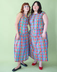 Lisa Says Gah - Vaughn Dress - Colorburst Plaid -