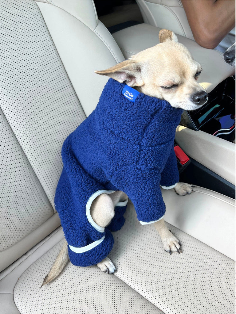 Little Beast - Fleece Onesie - Royal -
