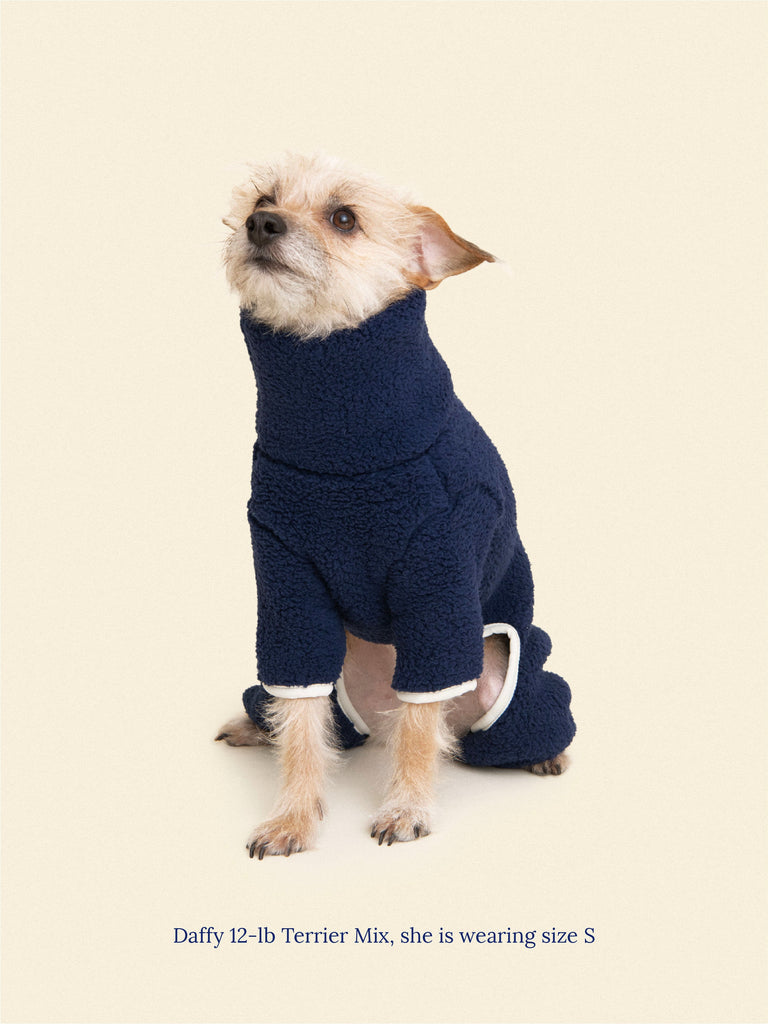 Little Beast - Fleece Onesie - Royal -