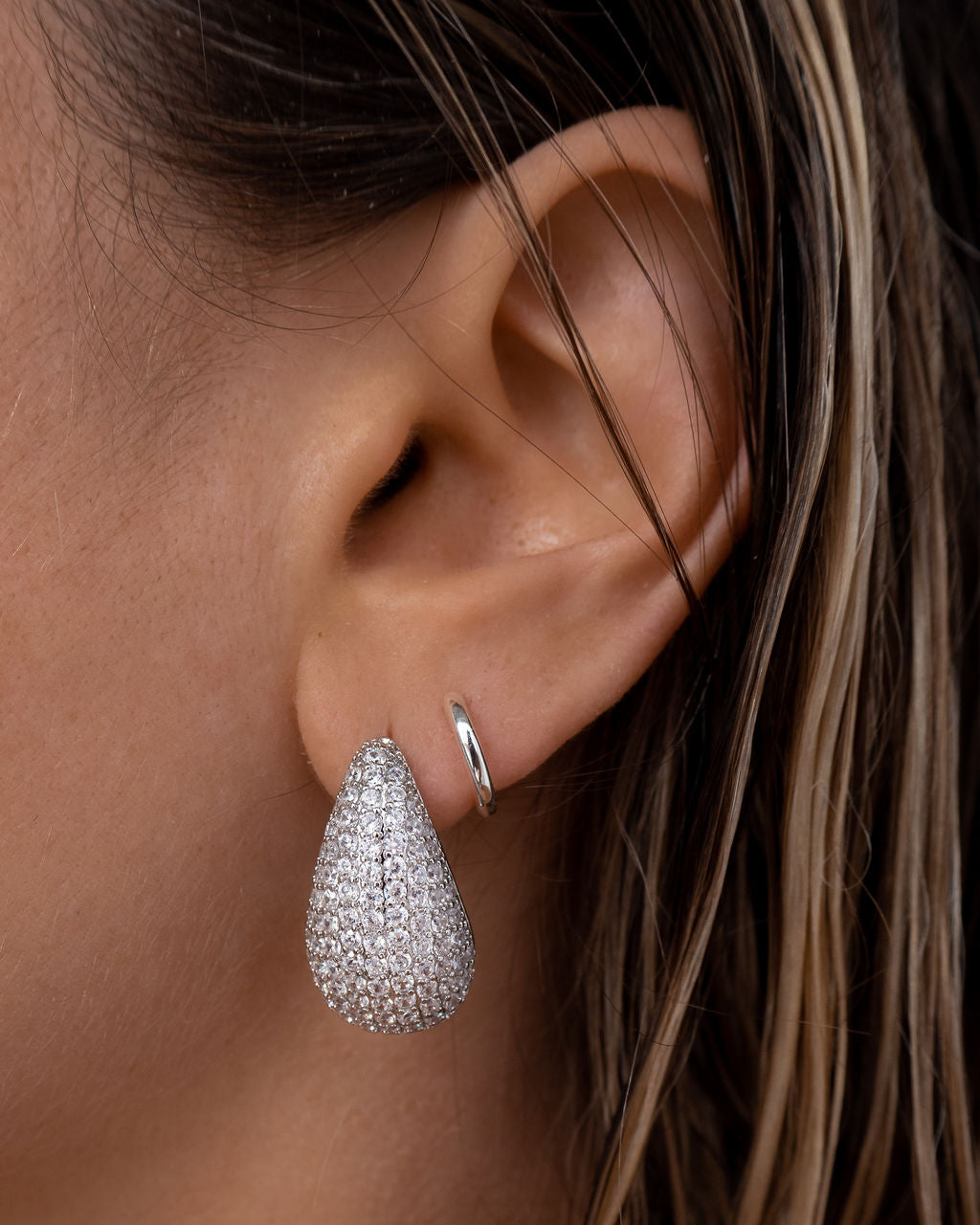 Luv Aj - The Pave Gia Earrings -