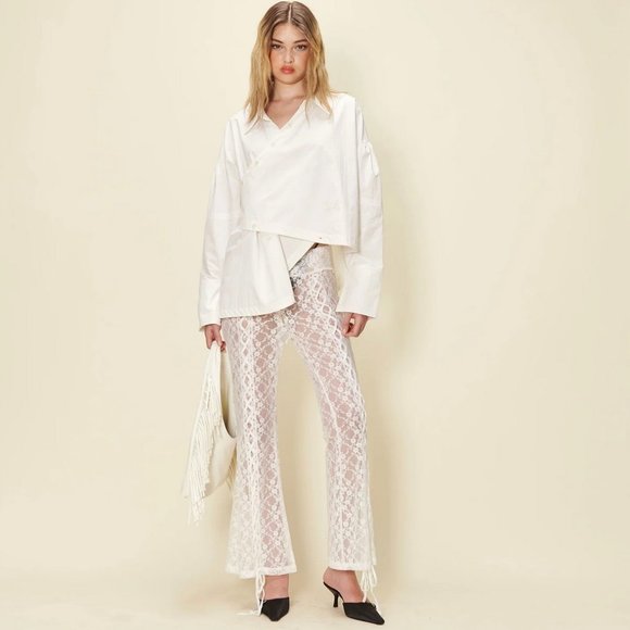 Lovers Lace Pants - Porcelain