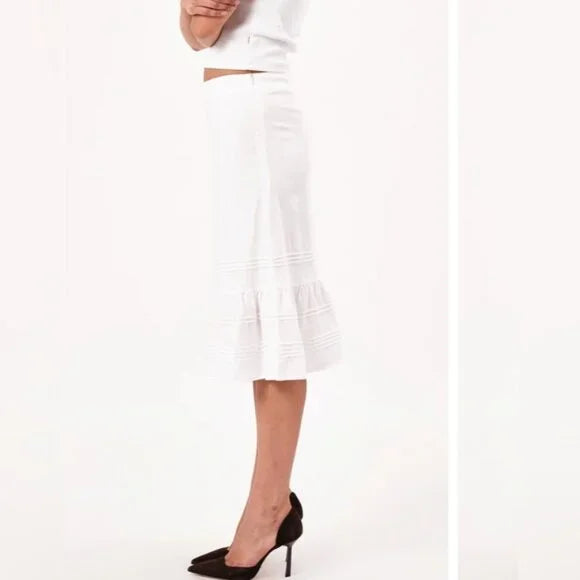 Angelina Skirt - Vintage White