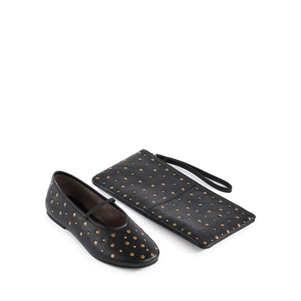 Neon Moon Ballet Flats - Studs