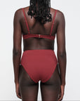 Organic Basics - Swim Underwire Bikini Top - Hibiscus Kiss -